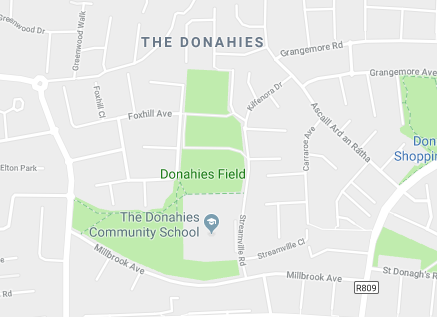 Map of the Donahies